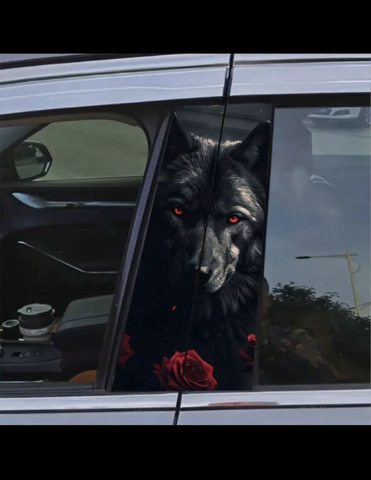 Водоустойчиви винилови стикери за кола-2 броя.