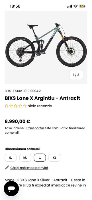 Bicicleta Enduro Carbon Full suspension
