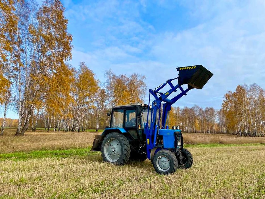 Погрузчик ПКУ-0.8/0.9 СибДорСельМаш КУН на МТЗ 80 82 под быстросъем