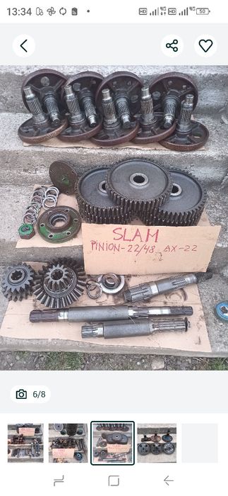 Piese freza grapă rotativa pinion slamAx.