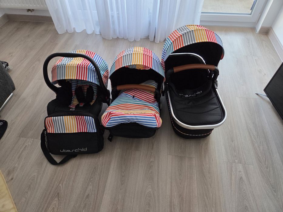 Carucior 3in1 pentru copii.