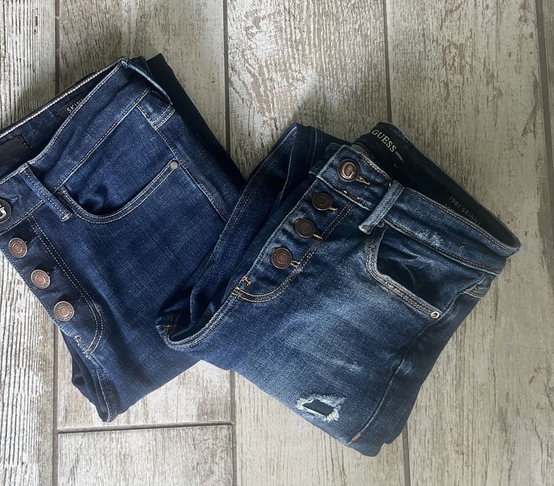 2бр Дамски скини дънки Guess 25 н