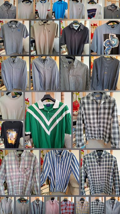 Gant Polo Ralph Lauren Boss Armani мъжки ризи лот