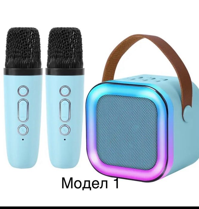 Детско караоке/тонколонка с два микрофона/блутут колонка