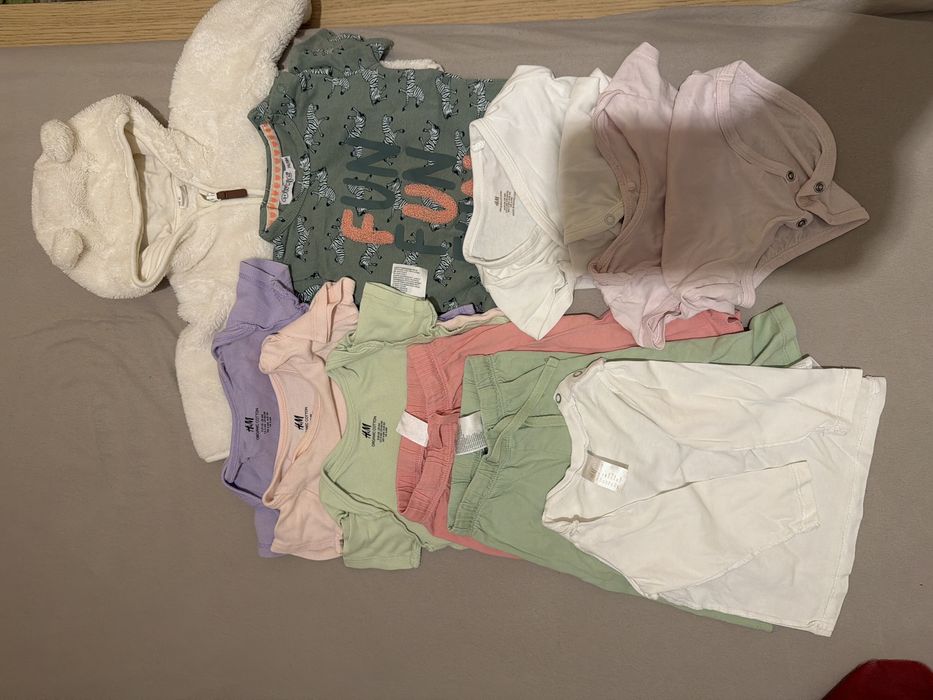 Лот 10броя дрешки H&M размер 68 само за 10€