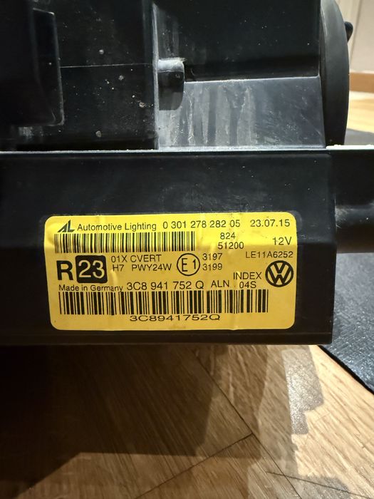 Фары на passat cc