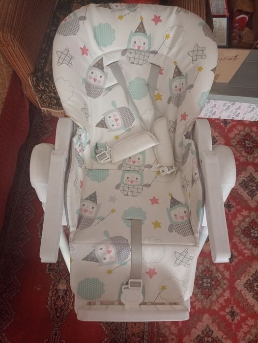 Scaun pentru mâncat bebe model bufnite