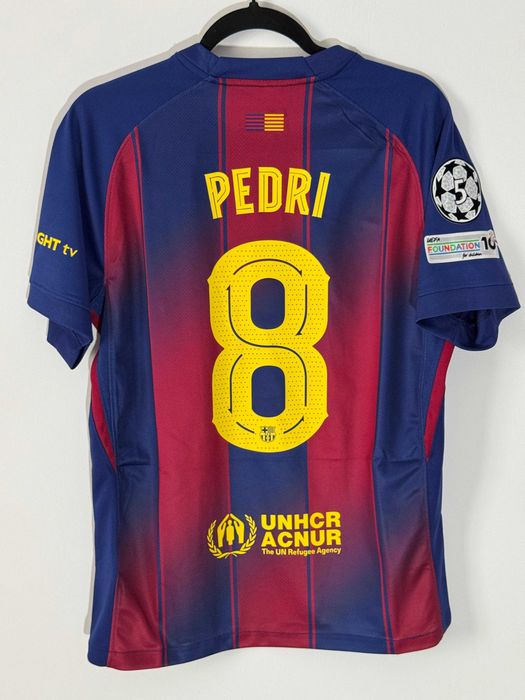 Tricou Barcelona Home 25/26 Raphinha Lamine Pedri Cancelo