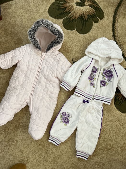 Комбинезон и костюмчик на новрожденную девочку