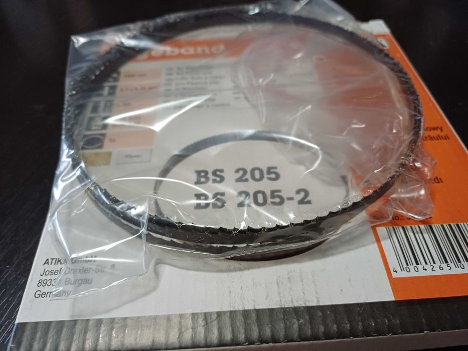 Pânză tip bandă (model Atika 1400x6,5x0,4 mm),