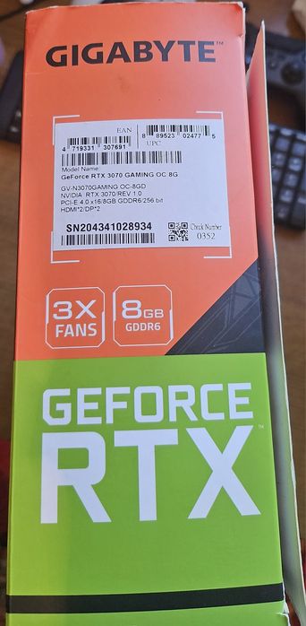 Nvidia RTX 3070.