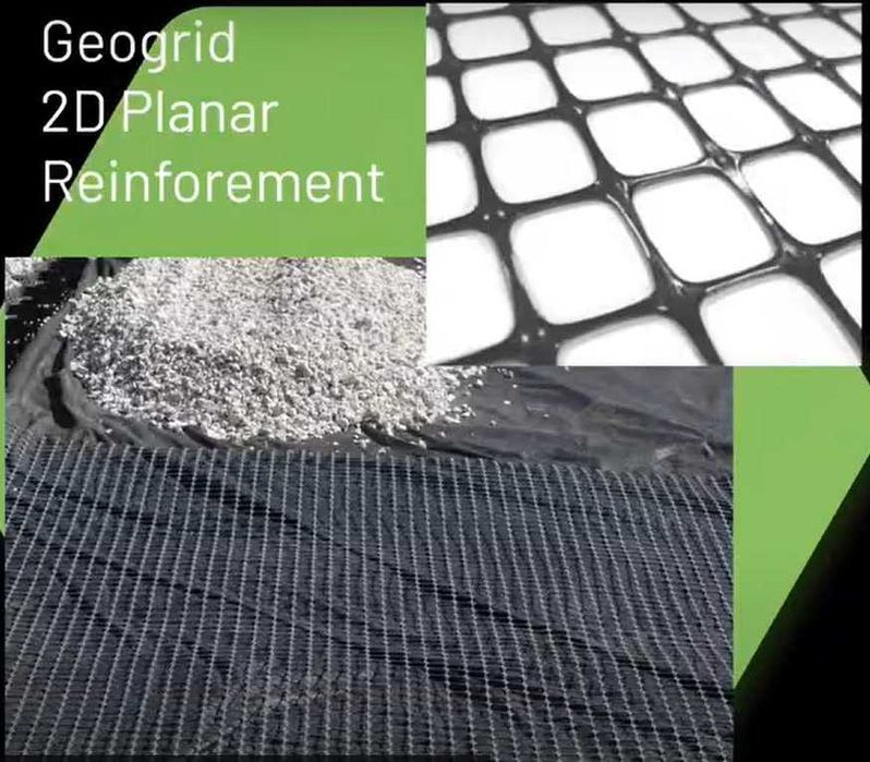 Геосетка полипропиленовая "GEOFLAX" (geogrid PP)
