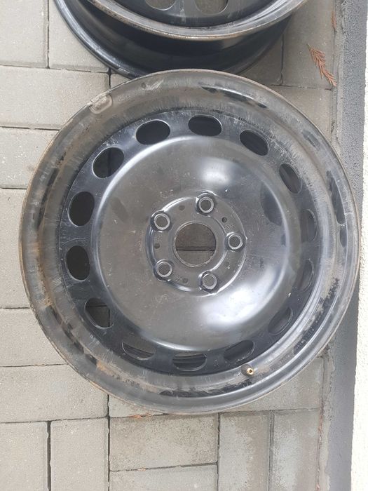 Set 4 jante roti otel 16 VW Golf 7 + capace