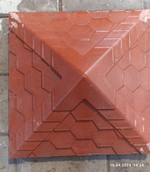 Колпак полимерный, на забор.