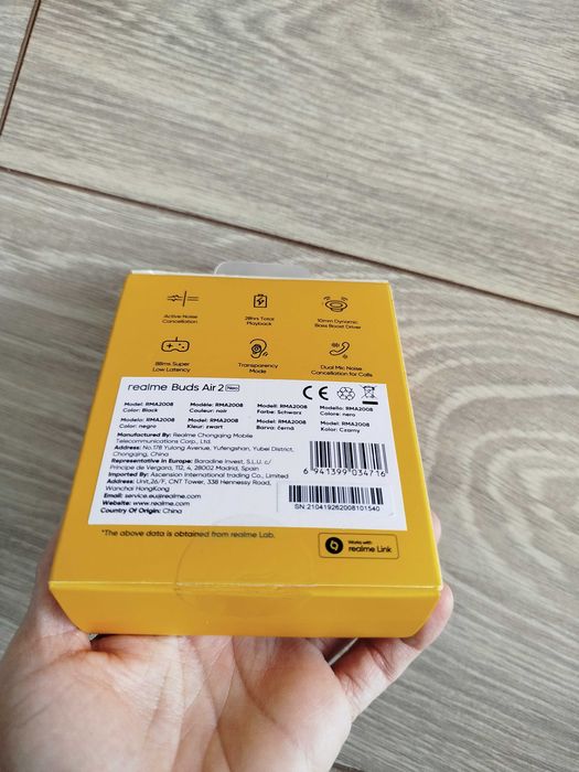 Слушалки realme Buds Air 2