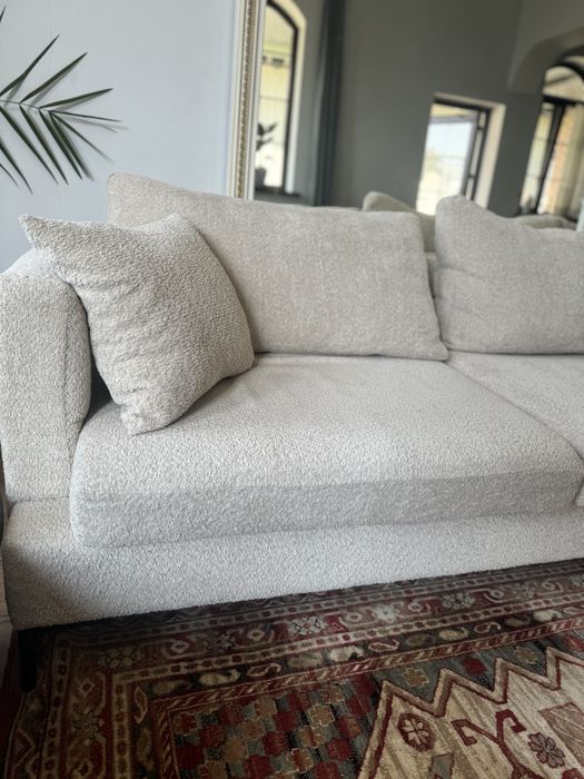 Угловой диван букле