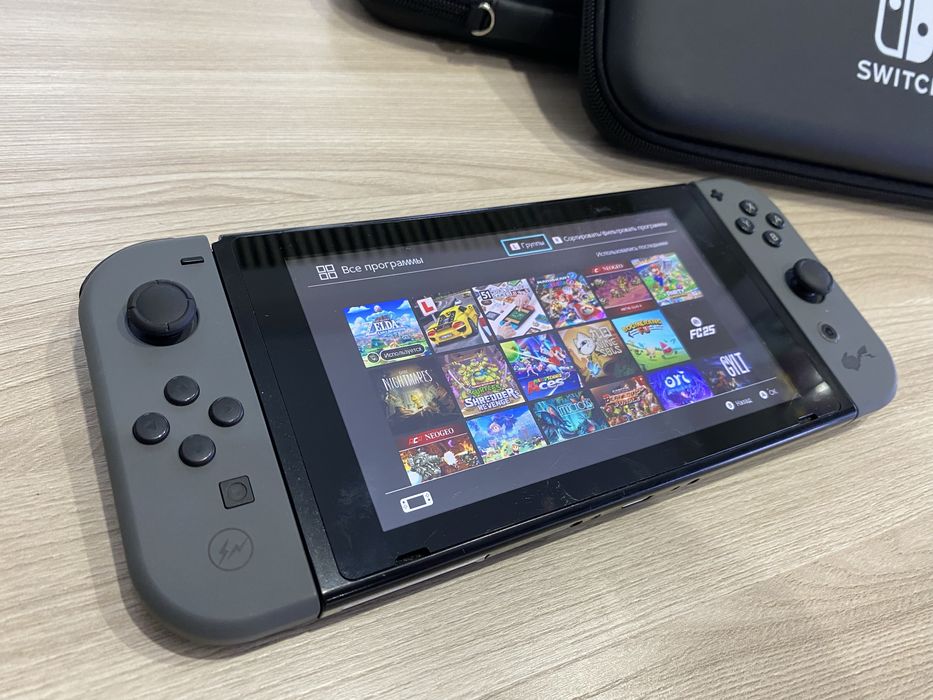 Nintendo switch прошитая + 37 топ игр