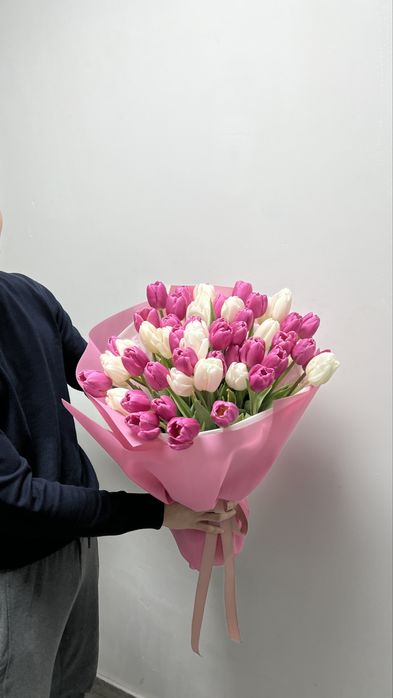 Тюльпаны по 350тг Алматы