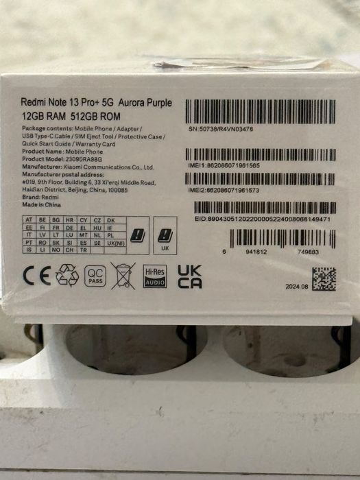 Xiaomi redmi note 13 Pro plus 5g