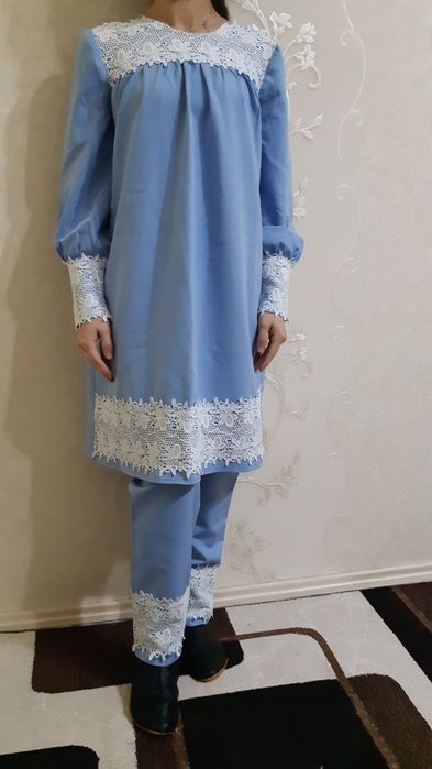 Платье со штанами