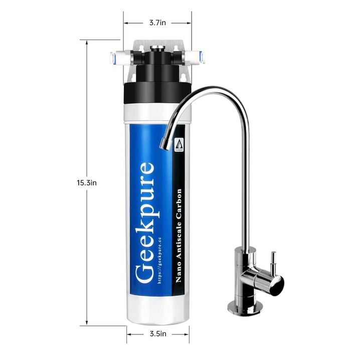 Sistem Filtrare Apa sub Chiuveta Geekpure - Filtru Carbon Activ