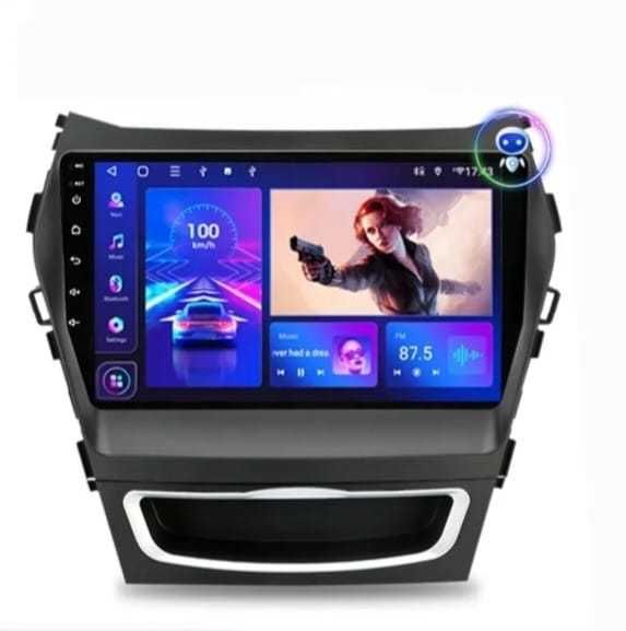 Navigatie android Hyundai Santa Fe 3  Waze YouTube GPS USB