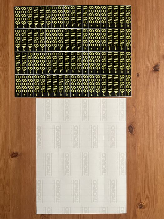 Etichete autoadezive pentru preturi (toate 100 lei)