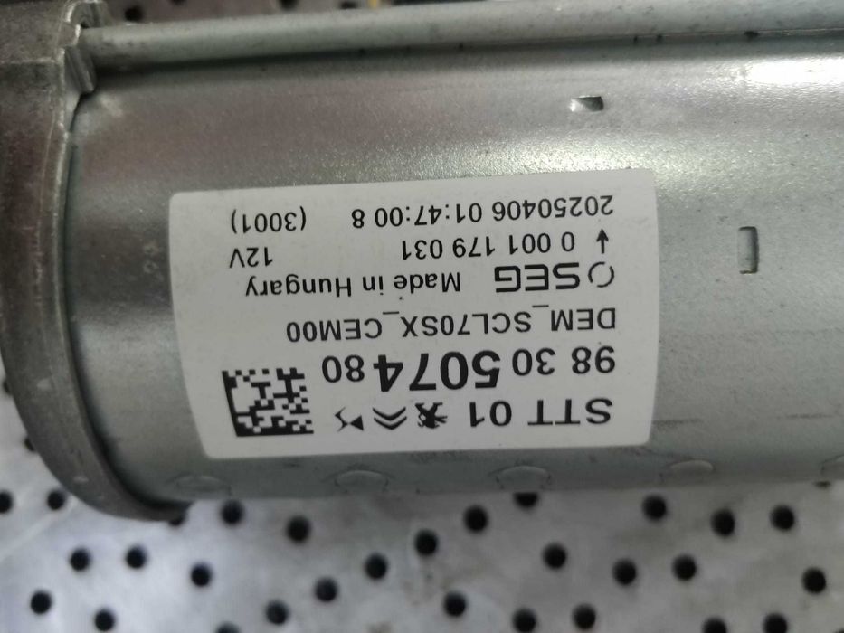 electromotor 1.2b hn09 peugeot 208  9830507480  0001179031