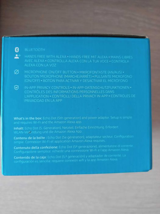 Нова портативна колонка Amazon - Echo Dot, Alexa