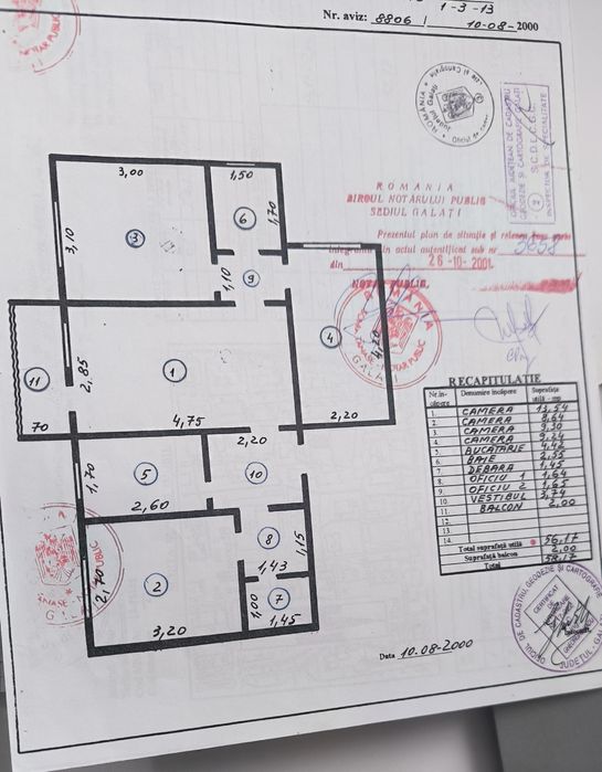 Vand apartament 4 camere