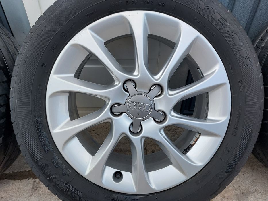 Set jante aliaj originale Audi A3 2012 - 2018 8V0601025BM R16 gaura centrare CB 57.1 mm 6.5 J ET 46