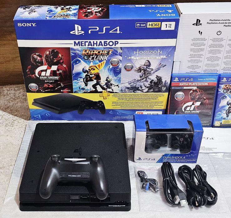 Новый Ps4 slim 1tb Jet 2 дж!