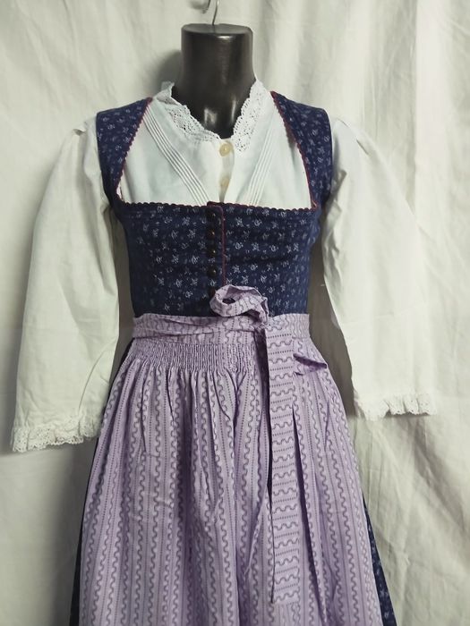 Dirndl Nr 38 rochie bavareză,  sarafan tradițional austriac / camașa  nr 38 german ,Oktoberfest