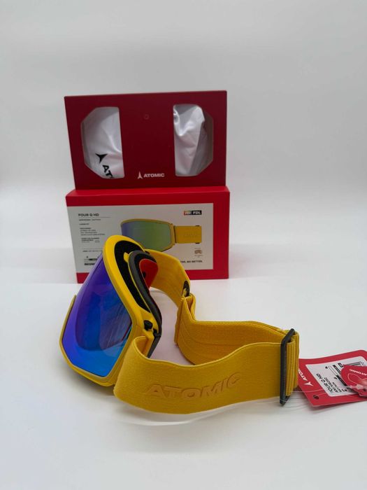 Ochelari ski schi snowboard Atomic Four Q HD Saffron 2 lentile