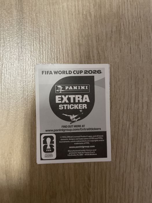 Modric extra sticker (SILVER)
