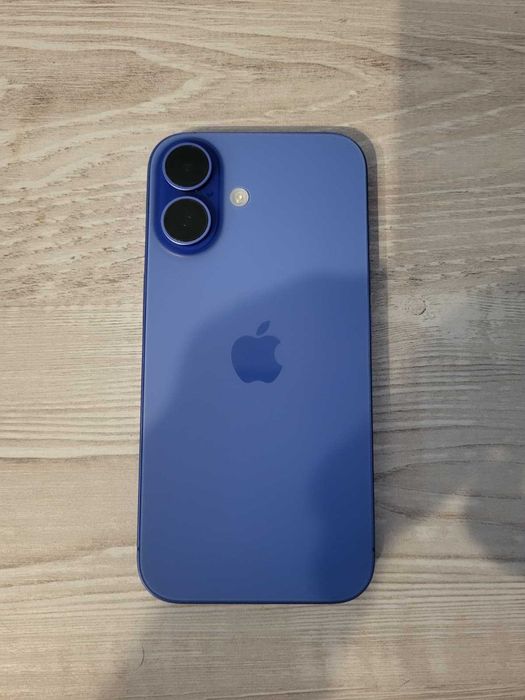 Telefon mobil Apple iPhone 16, 128GB, 5G, Ultramarine