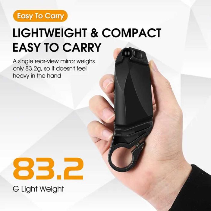Мултифункционални огледала за велосипед, 360°, Регулируеми, Сгъваеми