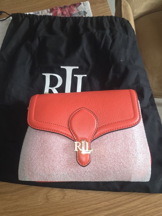 Кожена чанта ralph lauren