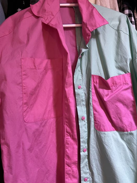 Дамска риза в два цвята