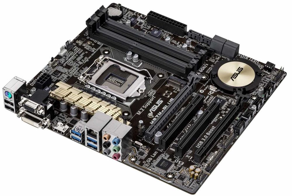 Дъно Дънна платка ASUS H97M-PLUS M.2 1150 DDR3 OVERCLOCK