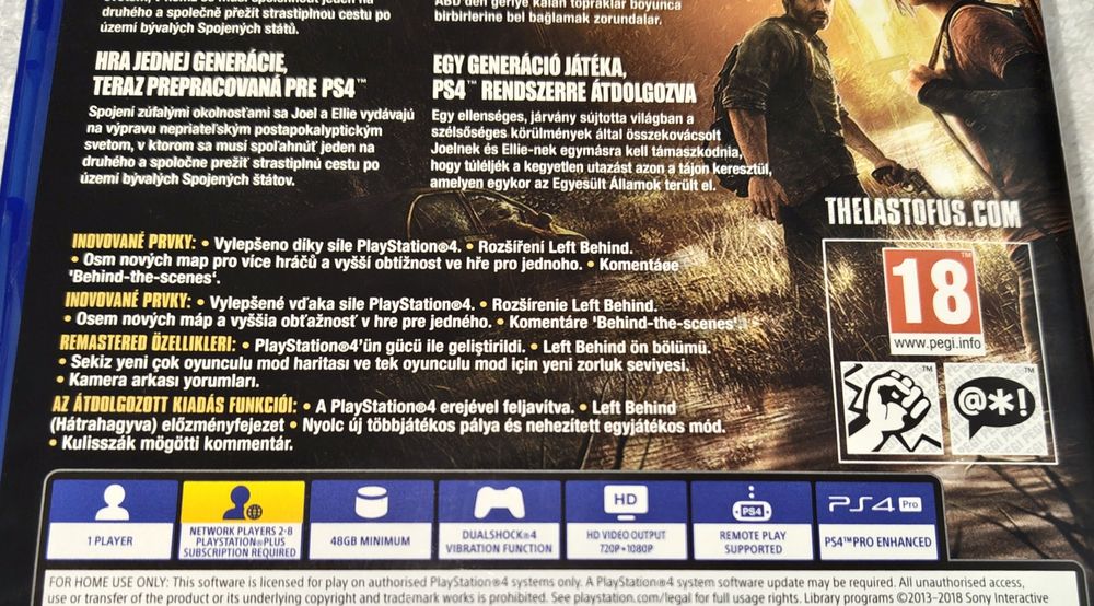 THE LAST OF US PS4 The Last of us Playstation 4