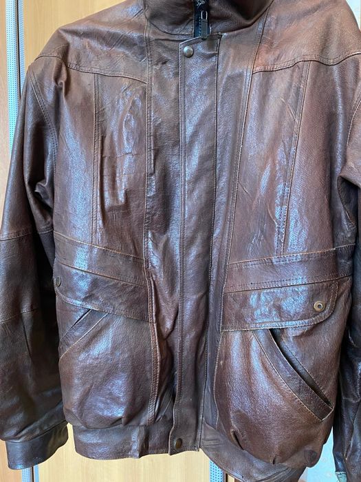 Куртка кожаная натуральная