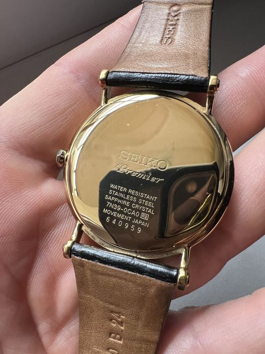 Seiko Premier Gold Sapphire