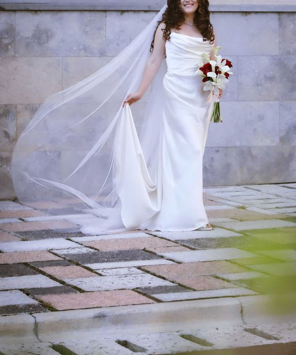 Rochie de mireasă din mătase Myra – Atelier Divine