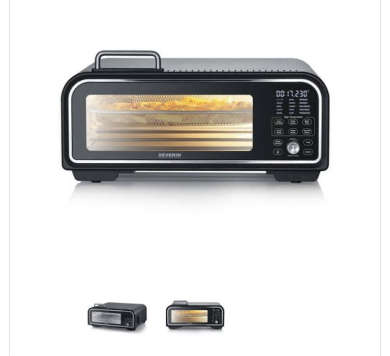 Cuptor electric pentru pizza, Severin, Serico Digital, negru