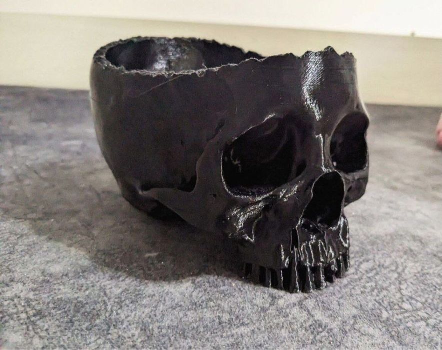 Череп конфетница