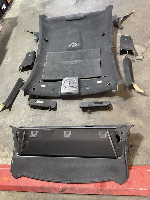 Черен таван алкантара БМВ 6 серия, Ф06 (alcantara tavan bmw f06)