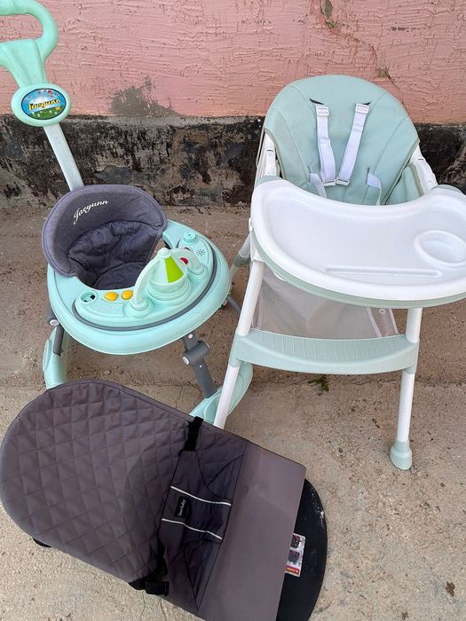 Ходунок, шезлонг, стульчик для кормления