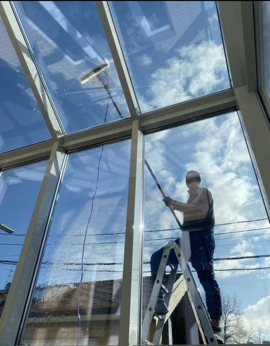 Мойка окон и фасадов