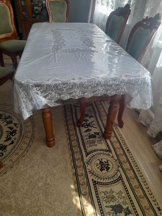 Гостевой стол со стульями 6 шт